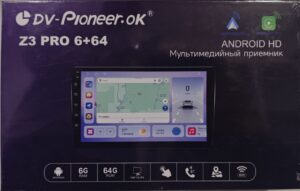 Автомагнитола Android DV-Pioneer OK Z3 PRO 6+64 9д