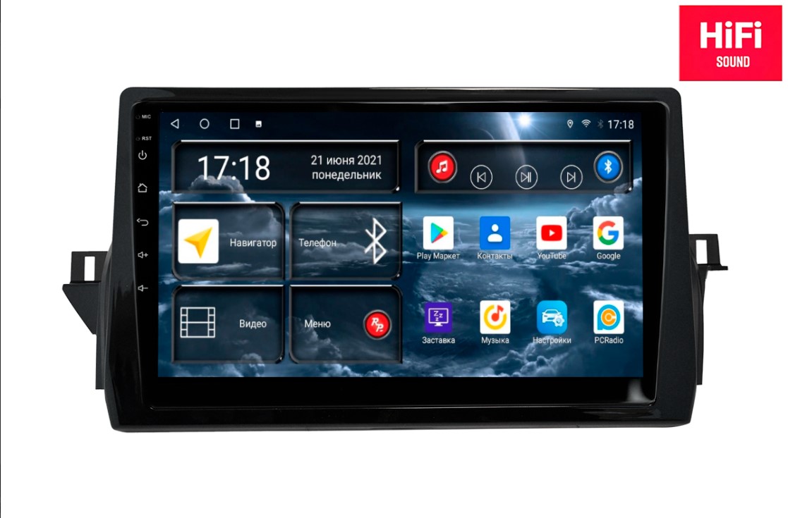 Автомагнитола Android RedPower 750 HI FI 6+128 10д Toyota Camry -70 2021+