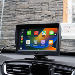 Монитор 7 дюймов с Apple CarPlay, Android auto, Bluetooth, двойной видеорегистратор