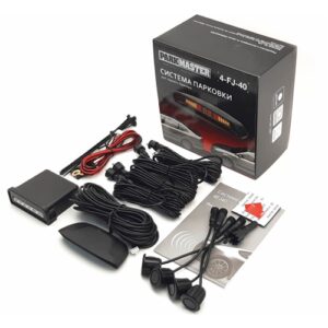 Парковочный радар Park Master 4-FJ-40 Black, 4 датчика, индикатор 40 (4-FJ-40)