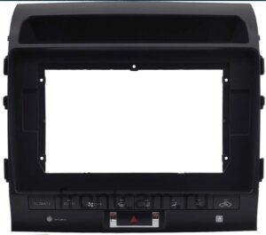 Рамка Toyota Land Cruiser 200 2010-2012 10д (матовая, кнопки Тип С, )