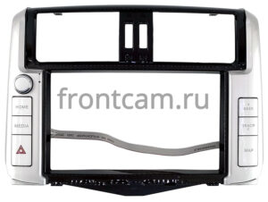 Рамка Toyota Land Cruiser Prado 150 2009+2013 9д +Кан (глянцевая, для макс. комплектации)