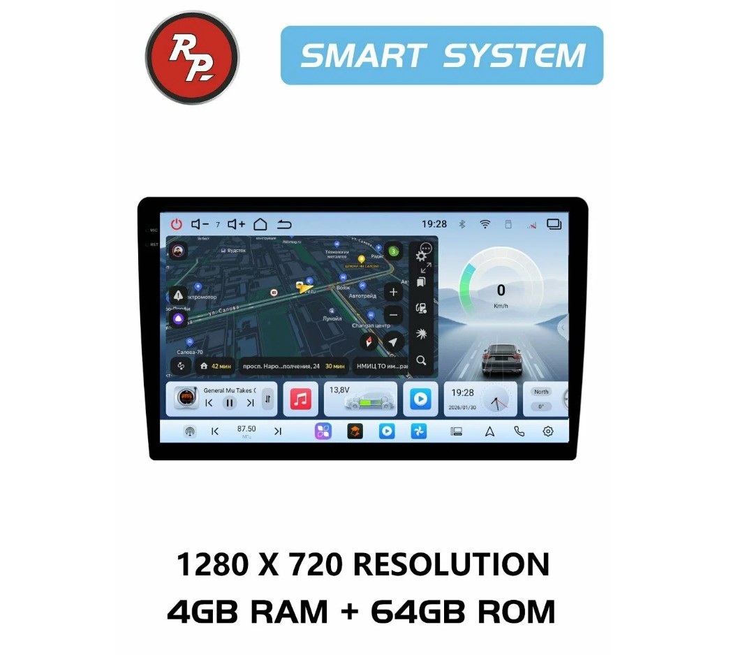 Автомагнитола Redpower Smart 4/64 9 дюймов