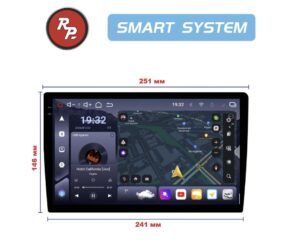 Автомагнитола RedPower Smart 2K 6/128 Гб 10 дюймов 360