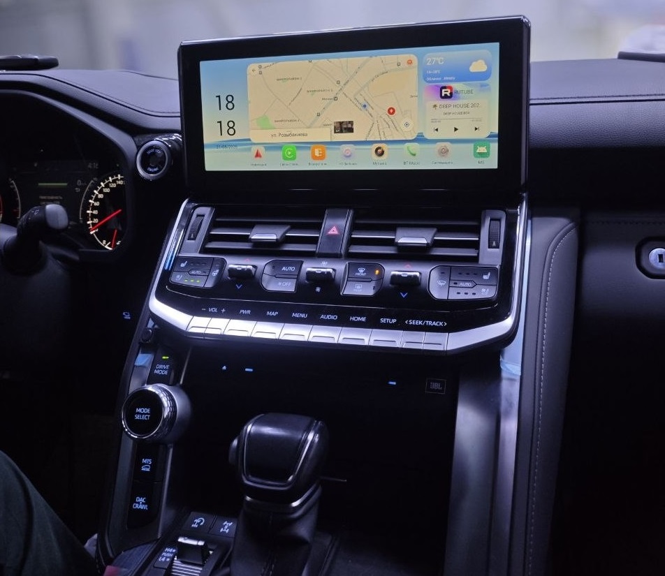 Toyota Land Cruiser 300 Android навигационный блок — изображение 2