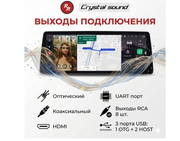 Автомагнитола RedPower 12.3 дюйм 8 / 256 SPLIT — изображение 6