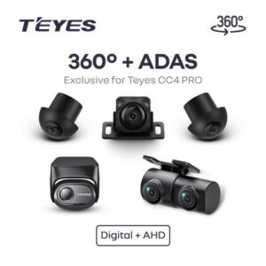 Камеры кругового обзора Teyes 360+ADAS для CC4 Pro Полный комплект A.I